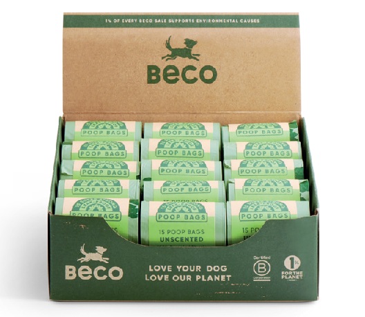 BECO EXPOSITOR ROLLOS BOLSAS 100% RECICLADO