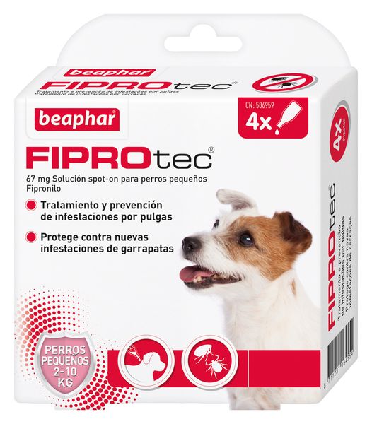 FIPROTEC SPOT ON PERRO PEQUEÑO 2-10 KG