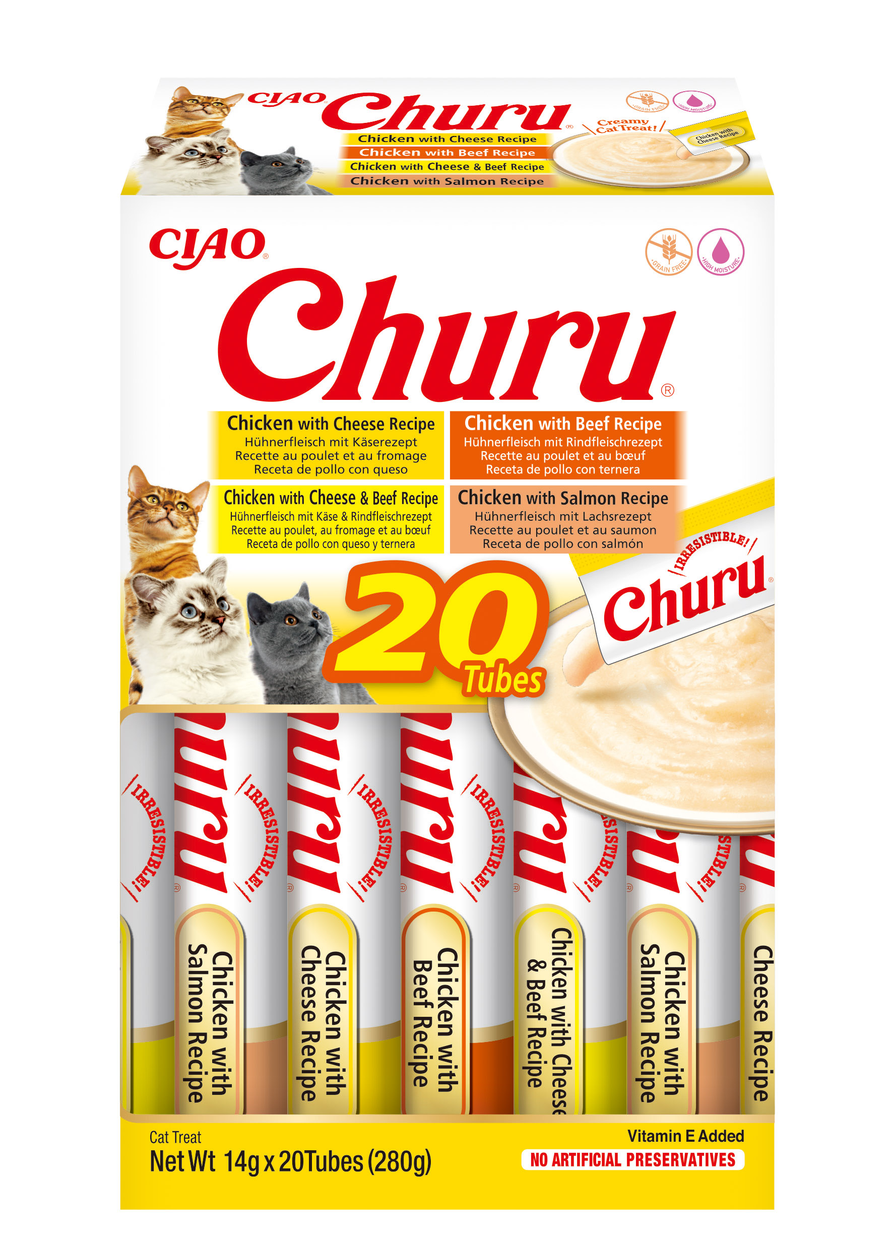 CHURU CAJA VARIEDADES 20 STICKS