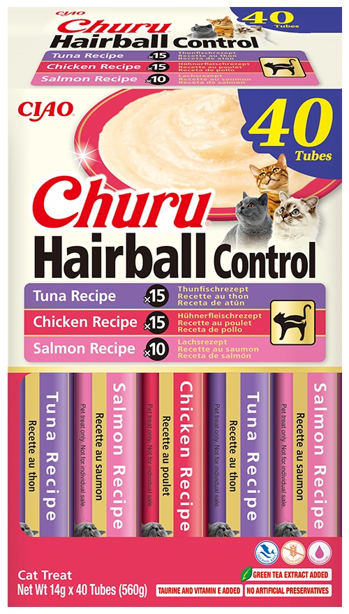 CHURU GATO CAJA VARIEDADES 40 STICKS