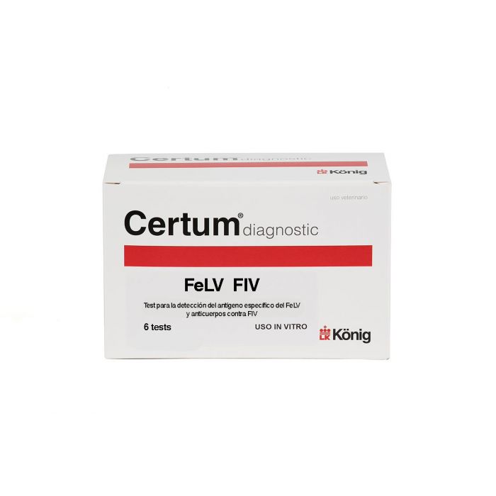 CERTUM FeLV Ag + FIV Ab 6 TESTS