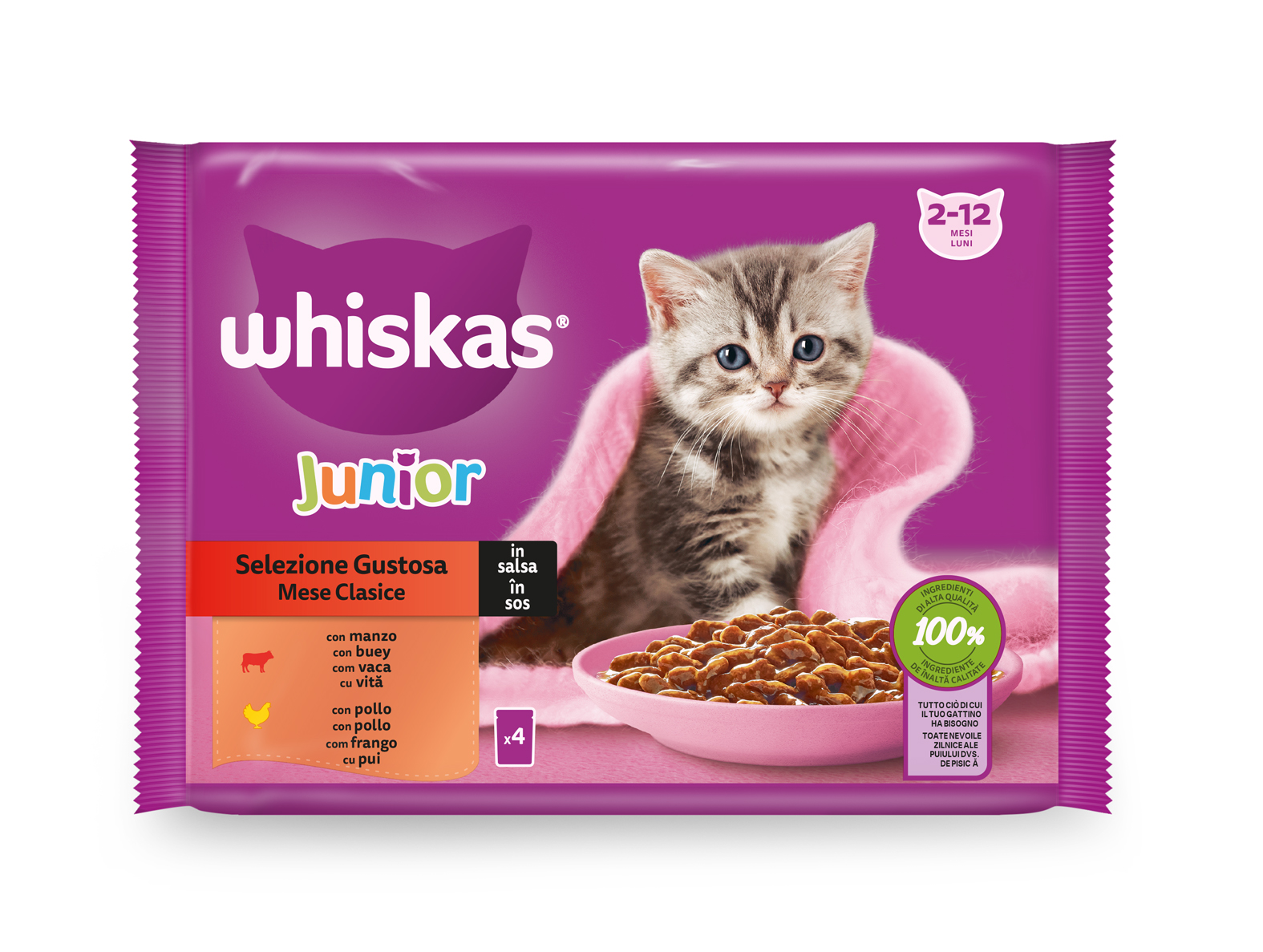 WHISKAS PACK CORE SELECCION JUNIOR