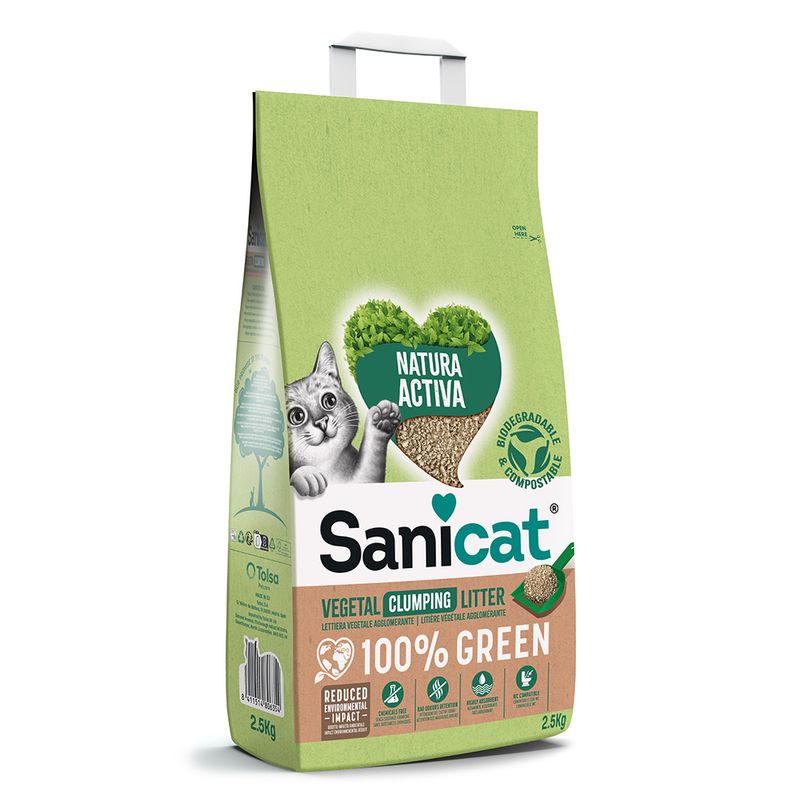 SANICAT NATURA ACTIVA 100% GREEN