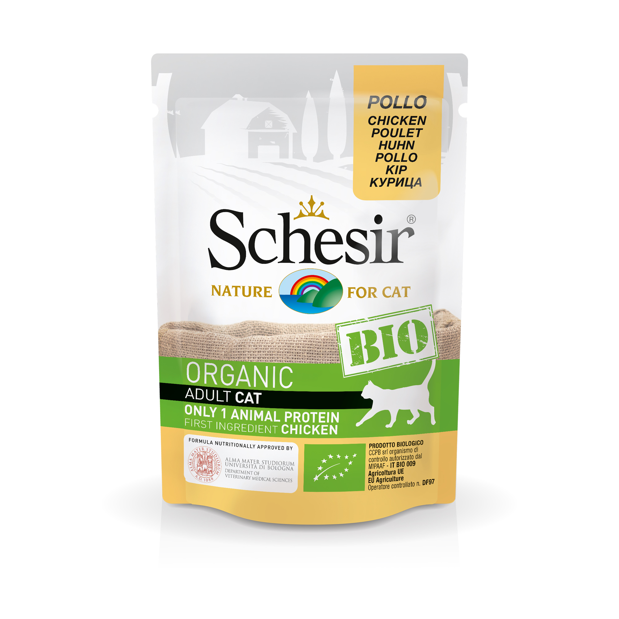 SCHESIR GATO BIO POUCH 85 GR