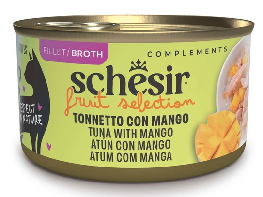 SCHESIR GATO CON FRUTAS LATA 75GR