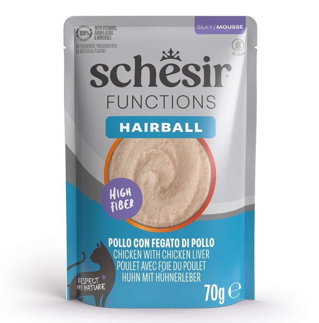 SCHESIR GATO FUNCTIONS MOUSSE HAIRBALL