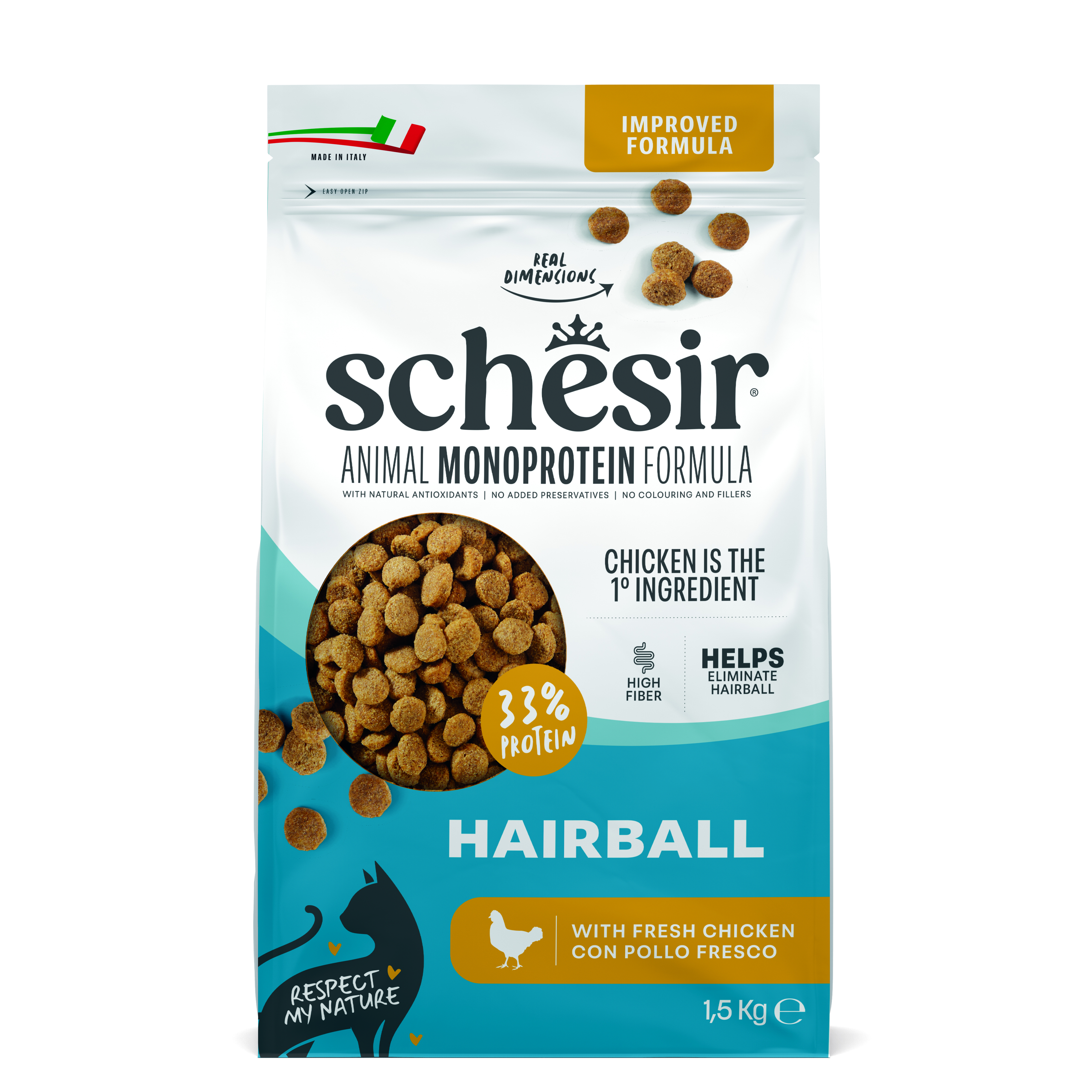 SCHESIR DRY GATO HAIRBALL