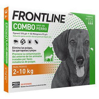 FRONTLINE SPOT ON COMBO PERRO 2- 10  KG