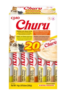 CHURU GATO CAJA VARIEDADES 20 STICKS
