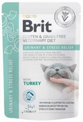 BRIT DIET CAT GF POUCH URINARY & STRESS RELIEF