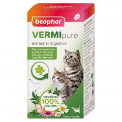 VERMIPURE ANTIPARASITARIO INTERNO NATURAL COMP. GATO