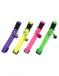 COLLAR GATO FLUOR ELÁSTICO- 12 UDS