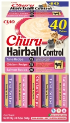 CHURU GATO CAJA VARIEDADES 40 STICKS