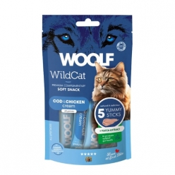 WOOLF WILDCAT SNACK EN CREMA GATO